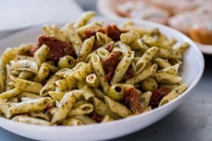 Pesto en vlees