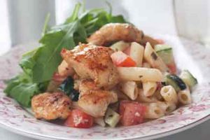 Koude Pastasalade met Kip