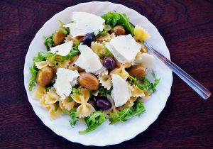 Frisse pastasalade met feta